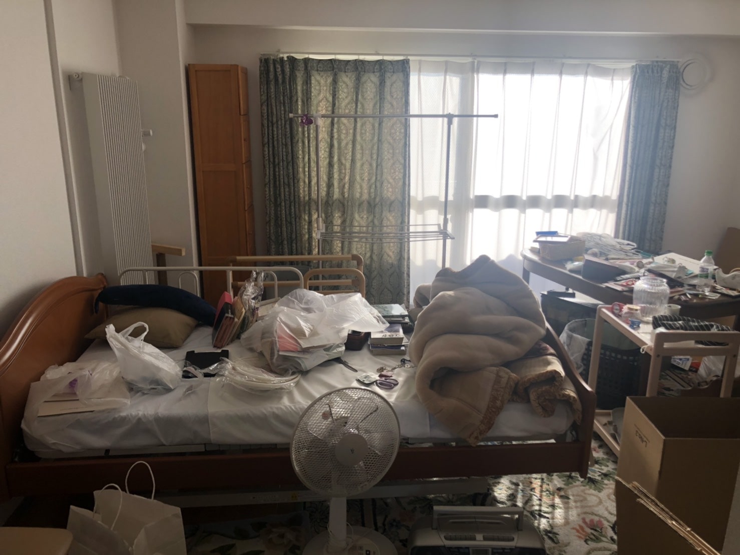 札幌市豊平区の老人ホームで遺品整理作業・処分片付け作業実績（2021年1月）