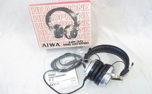 AIWA アイワ ダイナミックヘッドホン HP-30